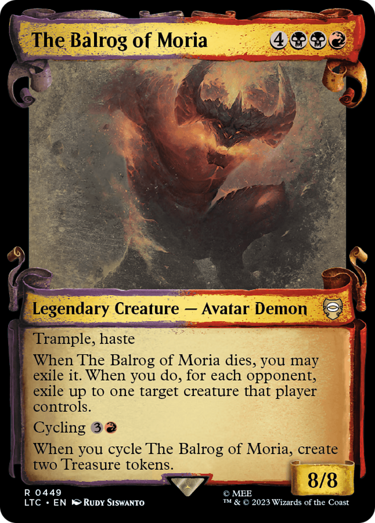 The Balrog of Moria [The Lord of the Rings: Tales of Middle-Earth Commander Showcase Scrolls] | Exor Games Bridgewater