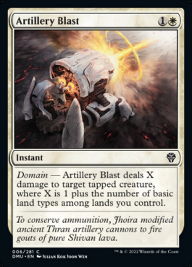 Artillery Blast [Dominaria United] | Exor Games Bridgewater