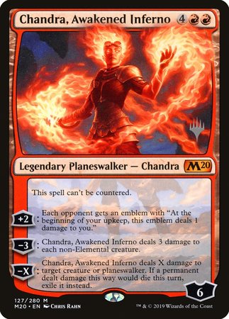 Chandra, Awakened Inferno [Core Set 2020 Promos] | Exor Games Bridgewater