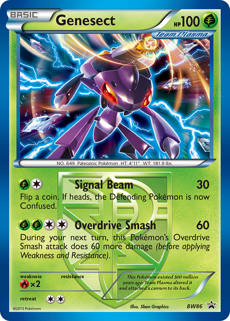 Genesect (BW86) (Team Plasma) [Black & White: Black Star Promos] | Exor Games Bridgewater