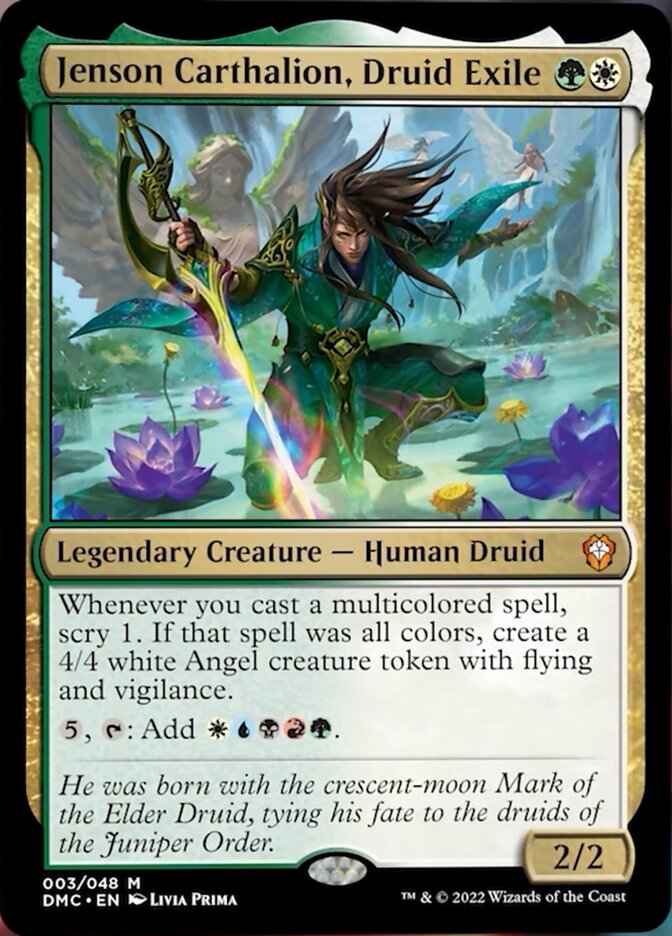 Jenson Carthalion, Druid Exile [Dominaria United Commander] | Exor Games Bridgewater