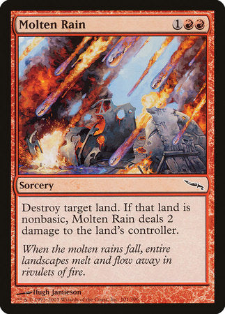 Molten Rain [Mirrodin] | Exor Games Bridgewater