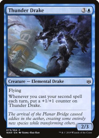 Thunder Drake [War of the Spark] | Exor Games Bridgewater