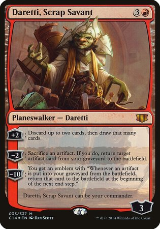 Daretti, Scrap Savant (Commander 2014) [Commander 2014 Oversized] | Exor Games Bridgewater