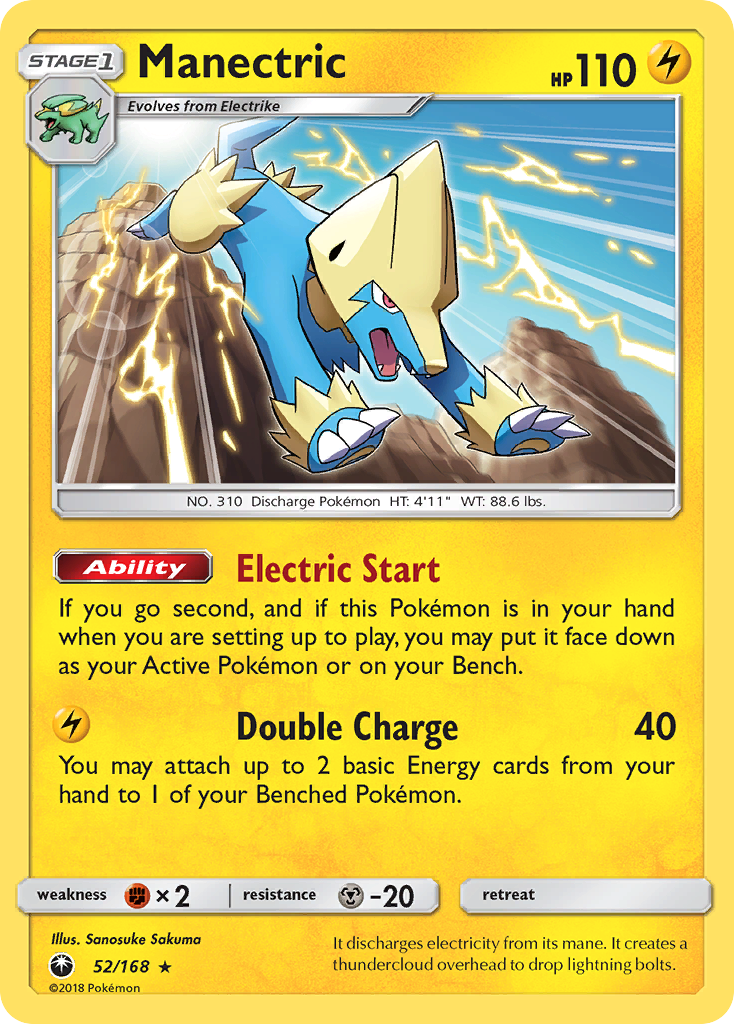 Manectric (52/168) [Sun & Moon: Celestial Storm] | Exor Games Bridgewater