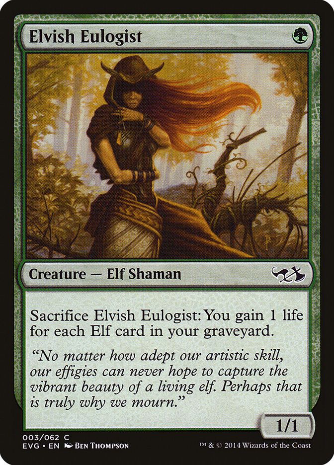 Elvish Eulogist (Elves vs. Goblins) [Duel Decks Anthology] | Exor Games Bridgewater