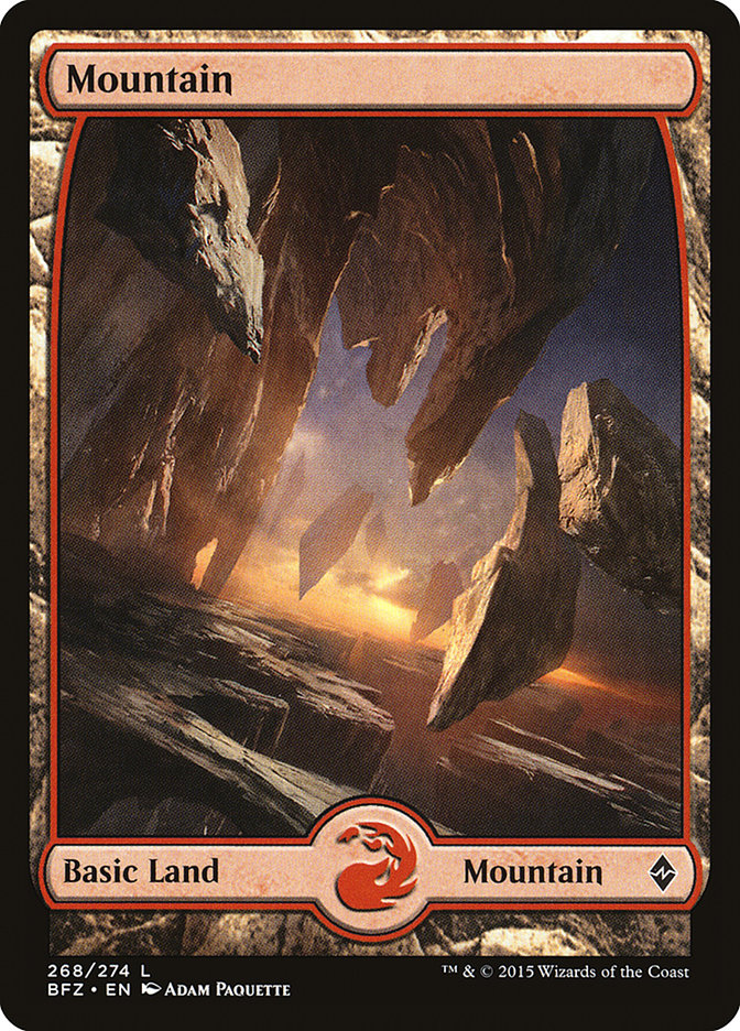 Mountain (268) [Battle for Zendikar] | Exor Games Bridgewater
