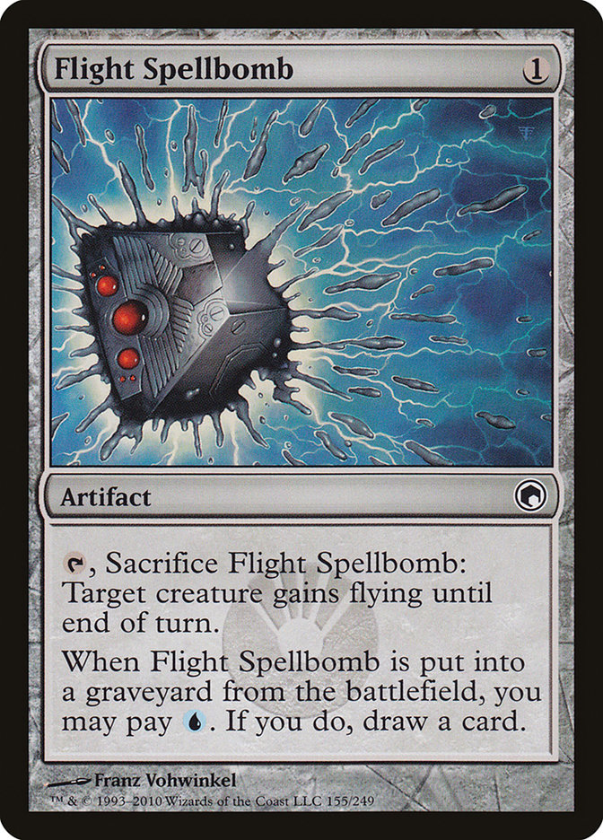 Flight Spellbomb [Scars of Mirrodin] | Exor Games Bridgewater