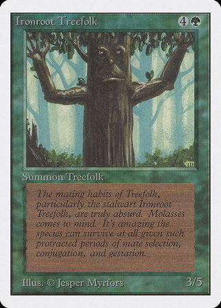 Ironroot Treefolk [Unlimited Edition] | Exor Games Bridgewater