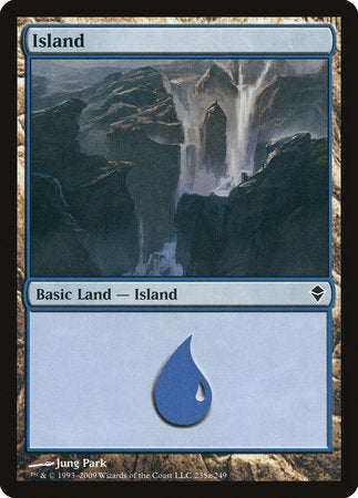 Island (235a) [Zendikar] | Exor Games Bridgewater