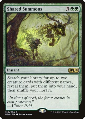 Shared Summons [Core Set 2020 Promos] | Exor Games Bridgewater