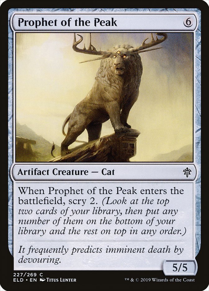 Prophet of the Peak [Throne of Eldraine] | Exor Games Bridgewater