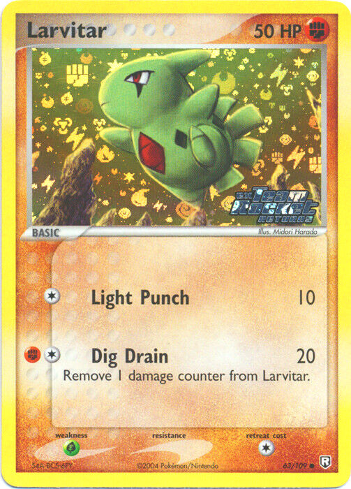 Larvitar (63/109) (Stamped) [EX: Team Rocket Returns] | Exor Games Bridgewater