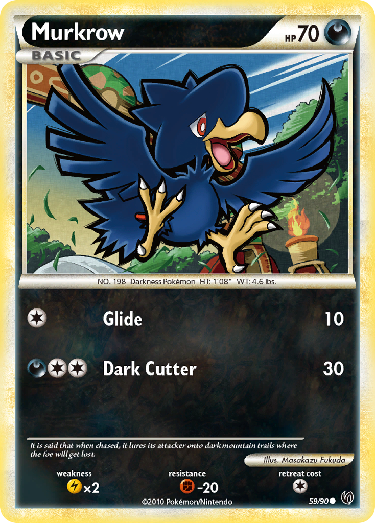 Murkrow (59/90) [HeartGold & SoulSilver: Undaunted] | Exor Games Bridgewater