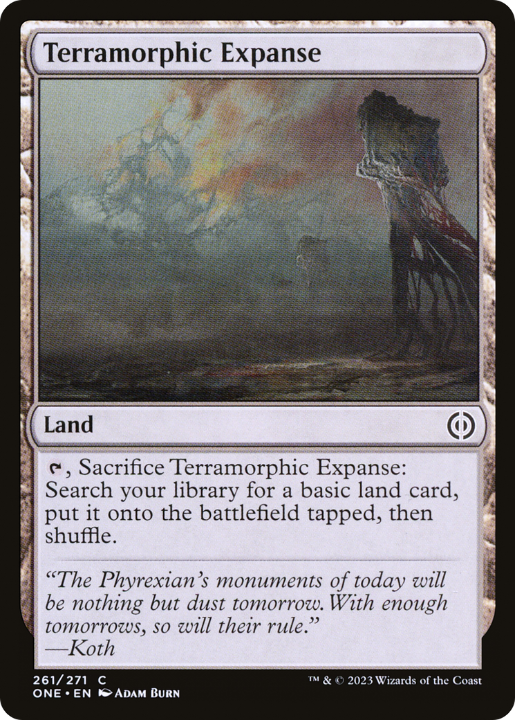 Terramorphic Expanse [Phyrexia: All Will Be One] | Exor Games Bridgewater