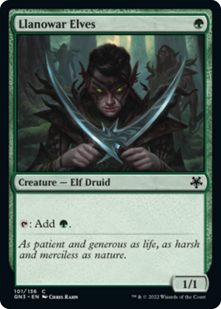Llanowar Elves [Game Night: Free-for-All] | Exor Games Bridgewater