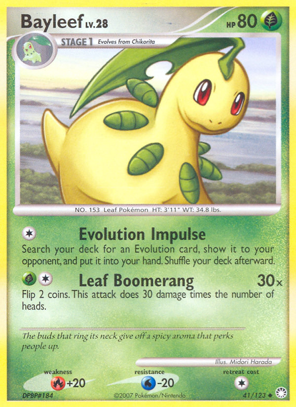 Bayleef (41/123) [Diamond & Pearl: Mysterious Treasures] | Exor Games Bridgewater