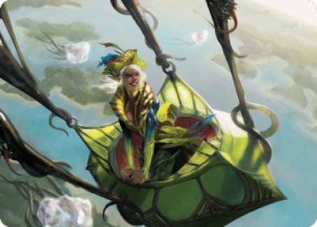 Nael, Avizoa Aeronaut Art Card [Dominaria United Art Series] | Exor Games Bridgewater