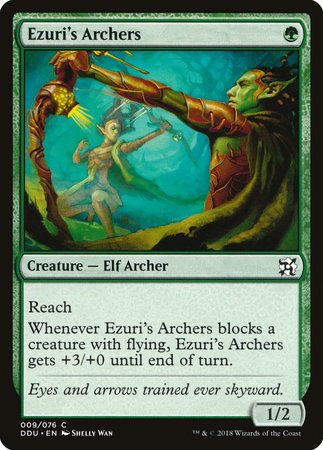 Ezuri's Archers [Duel Decks: Elves vs. Inventors] | Exor Games Bridgewater