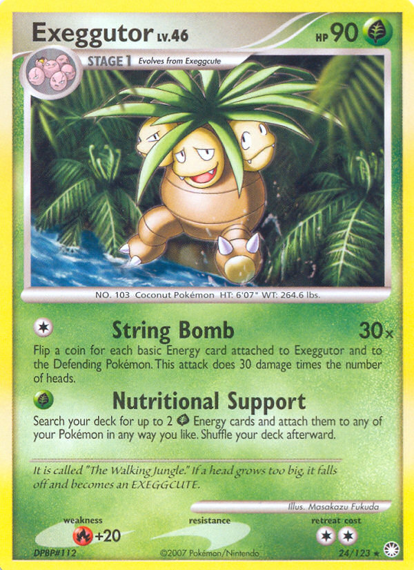 Exeggutor (24/123) [Diamond & Pearl: Mysterious Treasures] | Exor Games Bridgewater