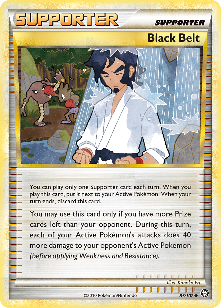 Black Belt (85/102) [HeartGold & SoulSilver: Triumphant] | Exor Games Bridgewater