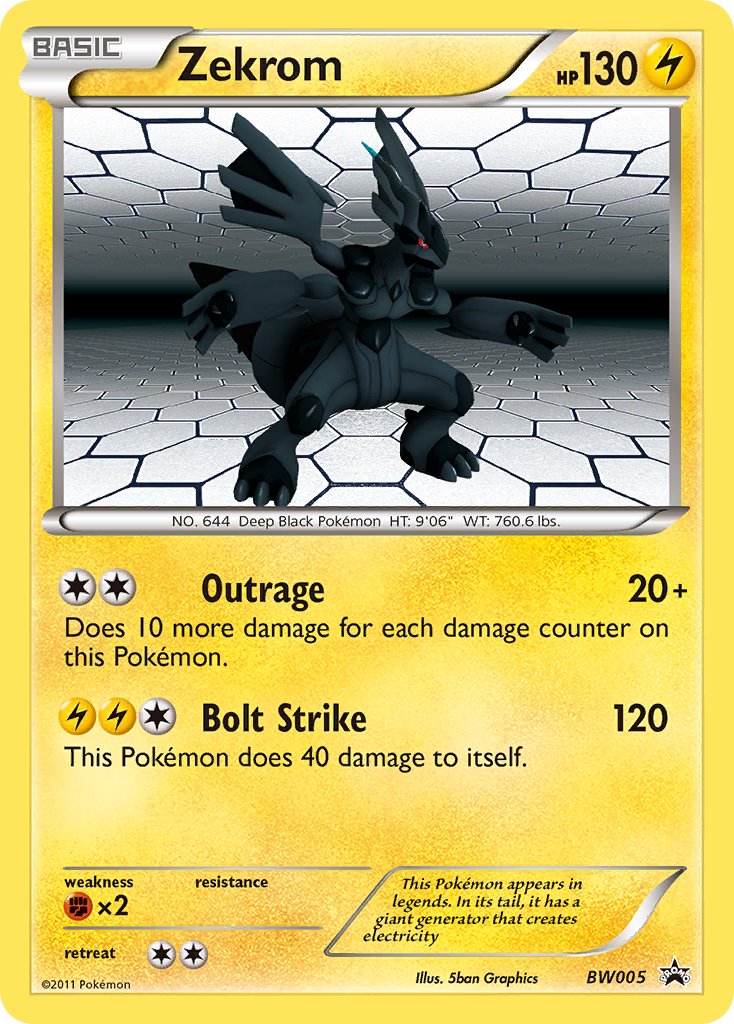 Zekrom (BW005) [Black & White: Black Star Promos] | Exor Games Bridgewater