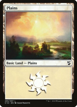 Plains (295) [Commander 2018] | Exor Games Bridgewater