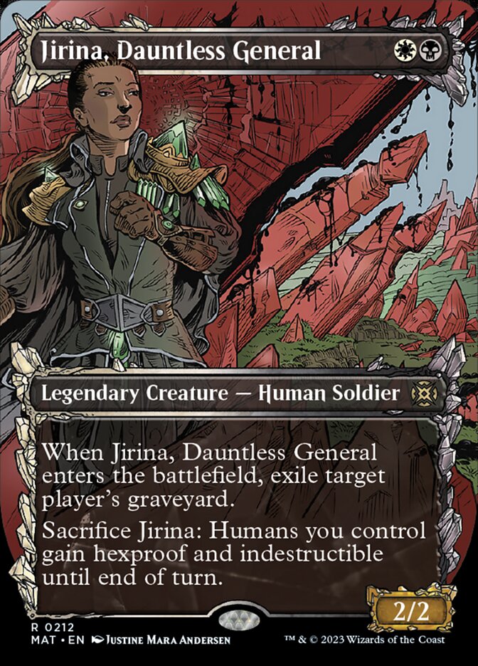 Jirina, Dauntless General (Showcase Halo Foil) [March of the Machine: The Aftermath] | Exor Games Bridgewater