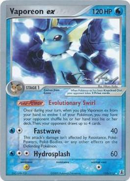 Vaporeon ex (110/113) (Legendary Ascent - Tom Roos) [World Championships 2007] | Exor Games Bridgewater