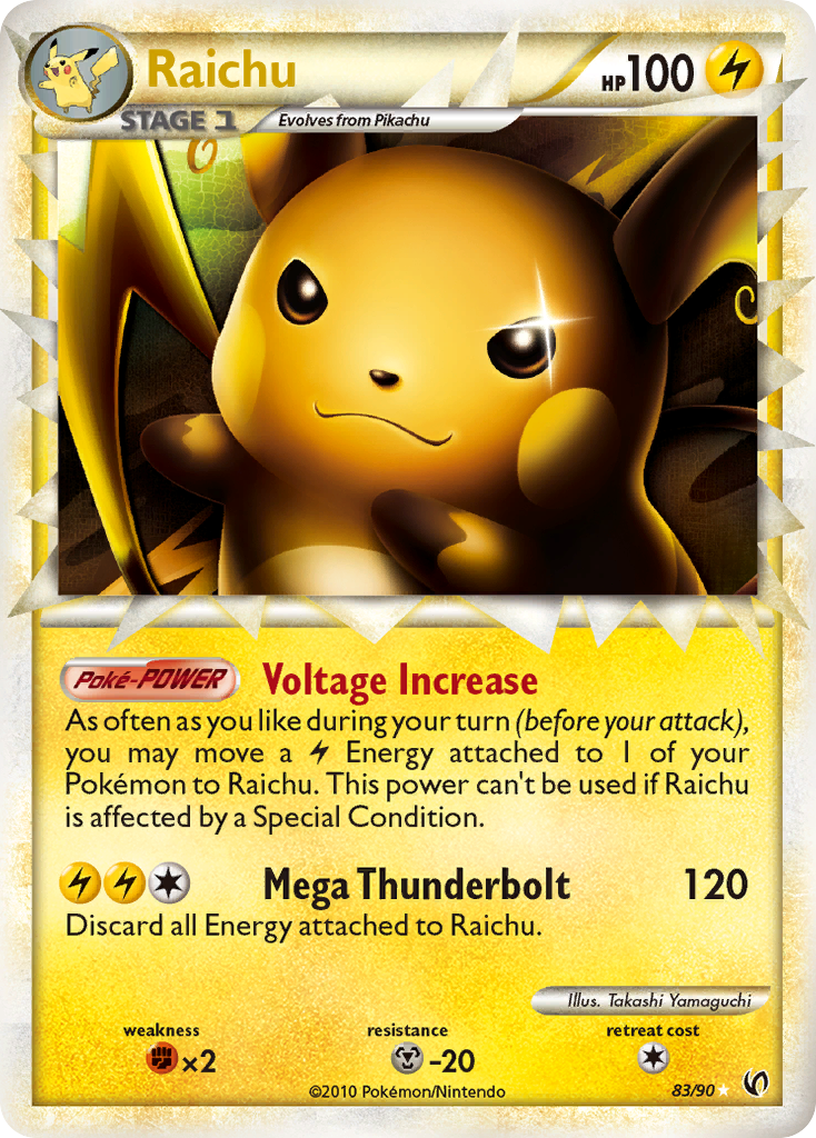 Raichu (83/90) [HeartGold & SoulSilver: Undaunted] | Exor Games Bridgewater