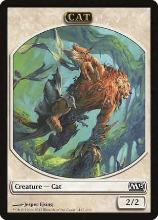 Cat Token [Magic 2013 Tokens] | Exor Games Bridgewater