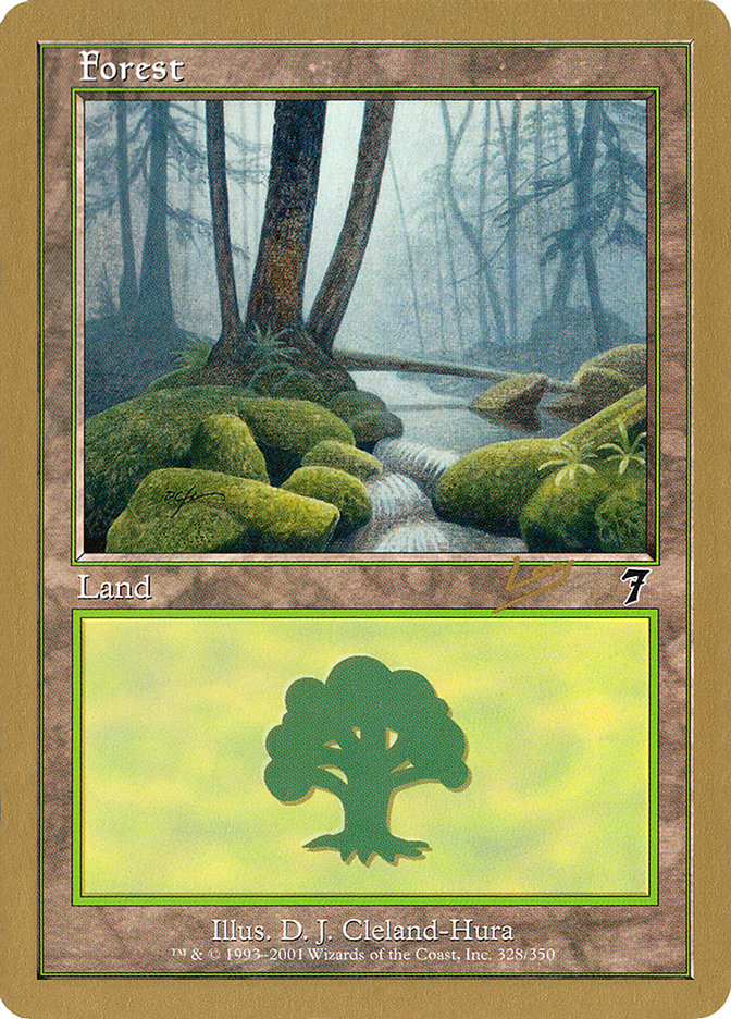 Forest (rl328) (Raphael Levy) [World Championship Decks 2002] | Exor Games Bridgewater