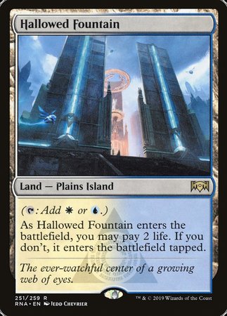 Hallowed Fountain [Ravnica Allegiance] | Exor Games Bridgewater