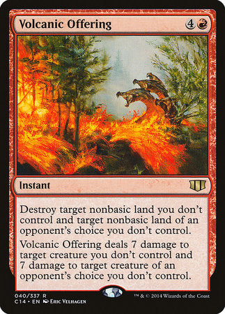 Volcanic Offering [Commander 2014] | Exor Games Bridgewater