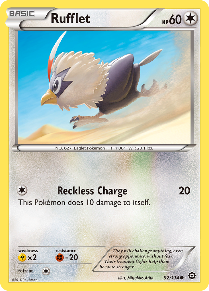 Rufflet (92/114) [XY: Steam Siege] | Exor Games Bridgewater