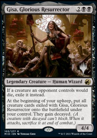 Gisa, Glorious Resurrector (Promo Pack) [Innistrad: Midnight Hunt Promos] | Exor Games Bridgewater