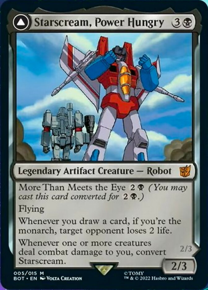 Starscream, Power Hungry // Starscream, Seeker Leader [Universes Beyond: Transformers] | Exor Games Bridgewater