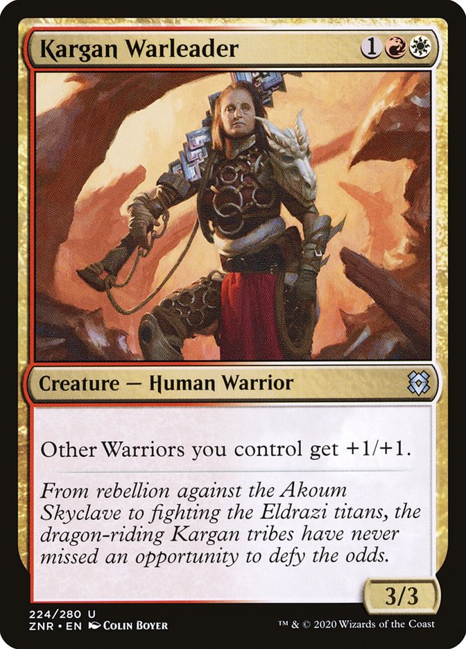 Kargan Warleader [Zendikar Rising] | Exor Games Bridgewater