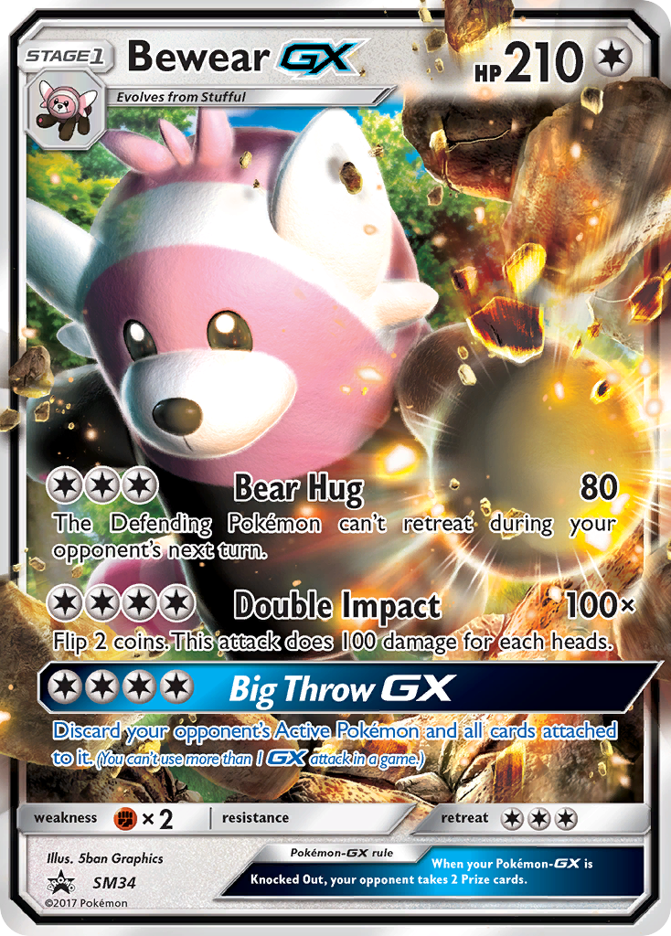 Bewear GX (SM34) [Sun & Moon: Black Star Promos] | Exor Games Bridgewater