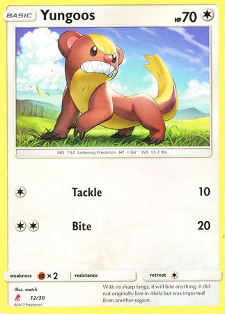 Yungoos (12/30) [Sun & Moon: Trainer Kit - Lycanroc] | Exor Games Bridgewater