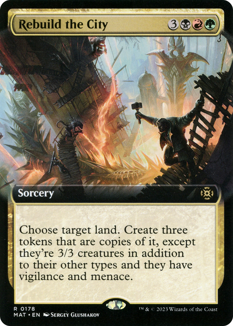 Rebuild the City (Extended Art) [March of the Machine: The Aftermath] | Exor Games Bridgewater