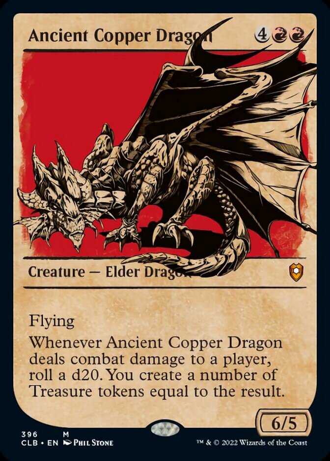 Ancient Copper Dragon (Showcase) [Commander Legends: Battle for Baldur's Gate] | Exor Games Bridgewater