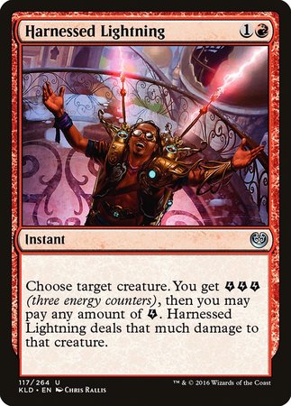 Harnessed Lightning [Kaladesh] | Exor Games Bridgewater