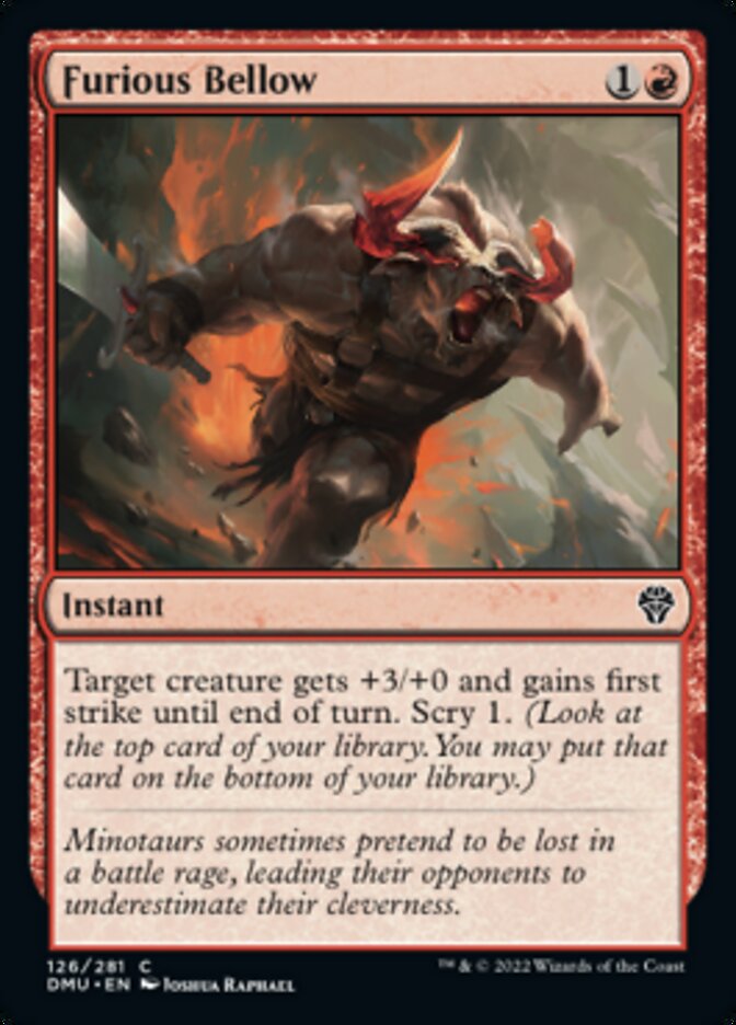 Furious Bellow [Dominaria United] | Exor Games Bridgewater