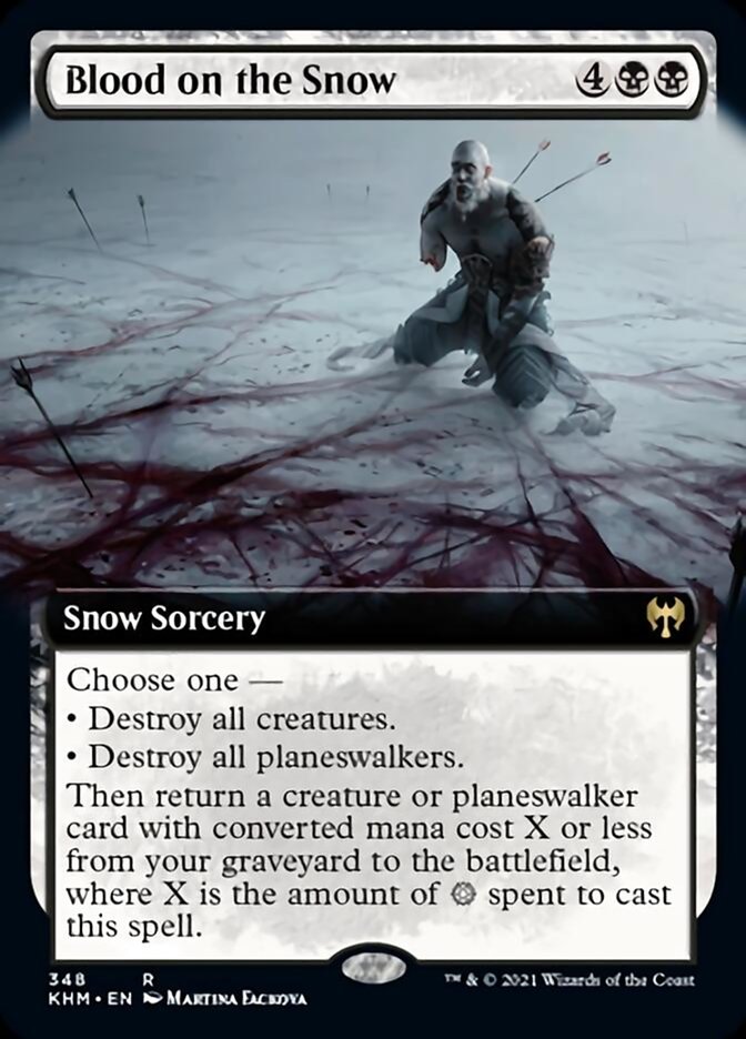 Blood on the Snow (Extended Art) [Kaldheim] | Exor Games Bridgewater