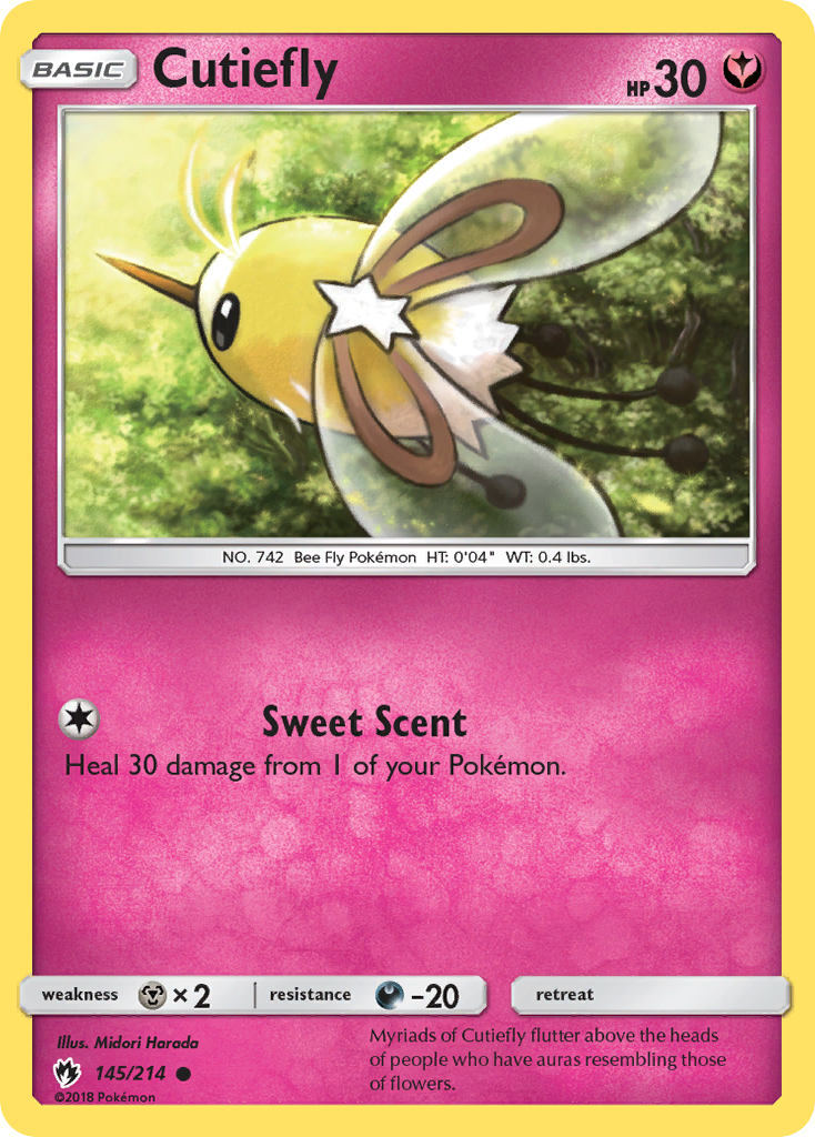 Cutiefly (145/214) [Sun & Moon: Lost Thunder] | Exor Games Bridgewater