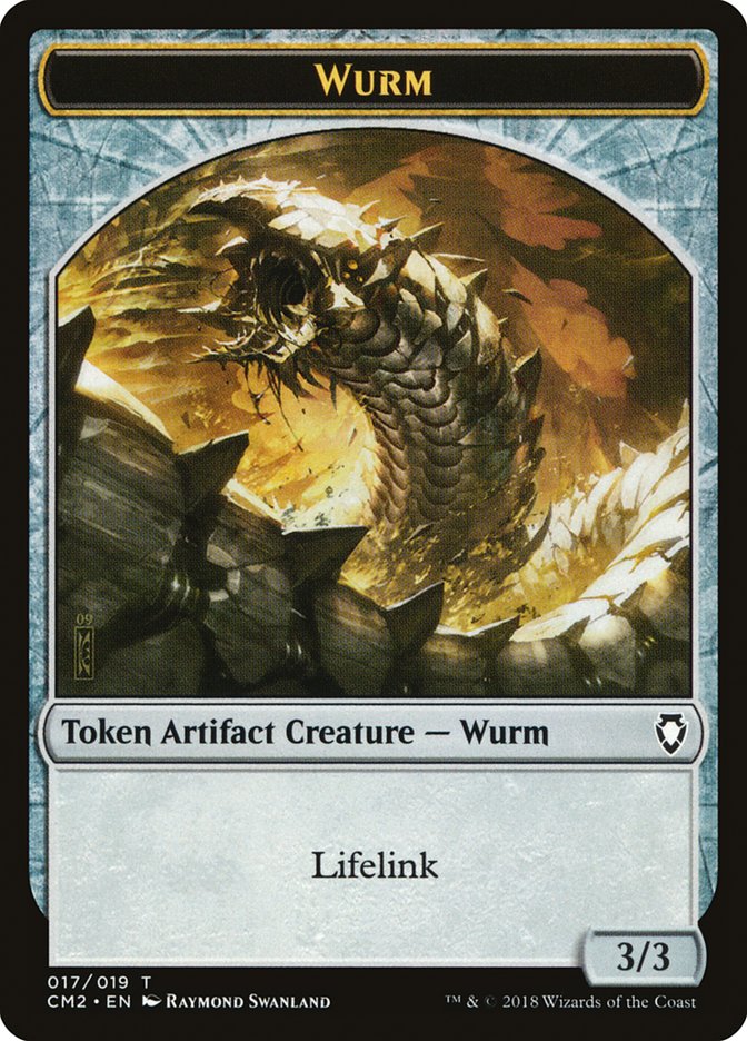 Wurm (Lifelink) [Commander Anthology Volume II Tokens] | Exor Games Bridgewater