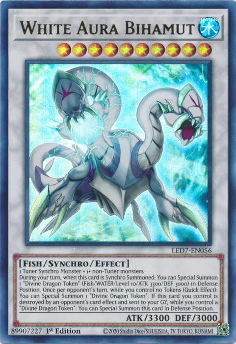 White Aura Bihamut [LED7-EN056] Ultra Rare | Exor Games Bridgewater