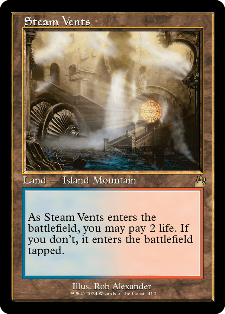 Steam Vents (Retro) [Ravnica Remastered] | Exor Games Bridgewater