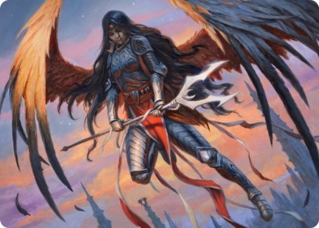 Liesa, Forgotten Archangel Art Card [Innistrad: Midnight Hunt Art Series] | Exor Games Bridgewater